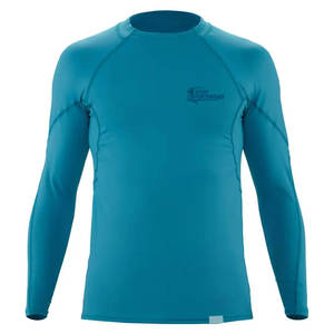 Camiseta de Protección Solar Transpirable de Secado Rápido para Hombre, Manga Larga, para Entrenamiento Atlético, Natación y Surf - Product Image 1