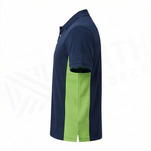 เสื้อโปโลผู้ชายไซส์ใหญ่ ผ้าโพลีเอสเตอร์ตาข่าย พิมพ์โลโก้ตามสั่ง คอปกแบบพับได้ สีสันปรับแต่งได้ ชุดกีฬาคุณภาพพรีเมียม - Product Image 3