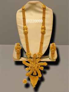 AWAIS HOUSE New Fashion Hip Hop Style Gold Plated Brass Diamond Women's Jewelry Set Necklace <b>Bracelet</b> Engagement Party Wedding - Product Image 2