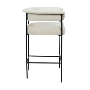 Tabourets de bar hauts et modernes de style minimaliste avec structure métallique – Chaise de comptoir confortable très vendue - Product Image 3