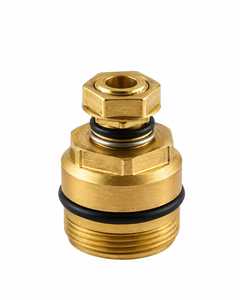 Solid brass mouth operated spindle fitting cartridge for plumbing taps mixers stopcocks concealed fittings repair replacement - Product Image 1