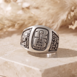 Custom FIFA 26 Soccer Championship <b>Ring</b> Moissanite Solid 925 <b>Silver</b> Hip Hop Statement <b>Mens</b> Championship <b>Ring</b> Wholesale - Product Image 3