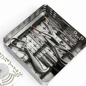 Ensemble de laparotomie de base en acier inoxydable, instruments chirurgicaux manuels autoclavables, qualité allemande, certifié CE, kit d'instruments général - Product Image 3