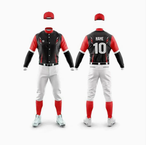 Ensemble d'uniformes de baseball et de softball personnalisés, 100% polyester, imprimé par sublimation, respirant, séchage rapide, kit de maillot d'équipe, hommes adultes - Product Image 6