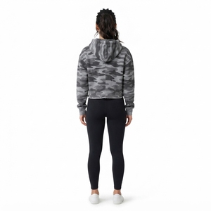 <b>Womens</b> Crop <b>Top</b> Winter Clothes For <b>Women</b> Custom Hoodies <b>Zip</b> <b>Up</b> Hoodie <b>Womens</b> Hoodie Hoodies <b>Women</b> - Product Image 2