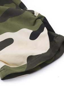 Pantalones de mezclilla con estampado de camuflaje, corte recto, cintura media, ajuste holgado, informales, transpirables, con bolsillos, para primavera - Product Image 2