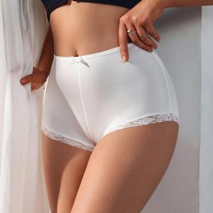 Finetoo 2024 S-XXL Tallas Grandes para Mujer, Bragas Menstruales de Cintura Alta, Transpirables, de Punto Sólido, de Algodón y Elastano, de 5 Capas, a Prueba de Fugas - Product Image 1
