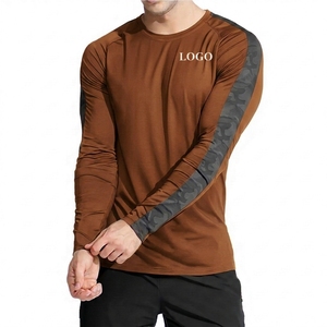 Camiseta de Compresión de Manga Larga Personalizada para Adultos, Camiseta Deportiva de Camuflaje, Rashguard para MMA, Top Atlético para BJJ, Spandex/Nylon de Secado Rápido - Product Image 1
