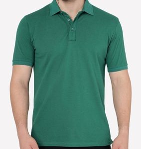 Camiseta Polo de Poliéster 100% para Hombre, Suave al Tacto, de Secado Rápido, Color Sólido, Ropa Formal de Verano para Hombre - Product Image 2