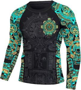 Rashguard MMA personnalisé sur mesure, entièrement sublimé, compression, polyester/spandex, séchage rapide, respirant - Product Image 2