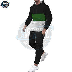 Custom Logo Two Pieces Set <b>Tracksuit</b> Sport Sweatshirt Jogger Hoodie Set 2 Pieces Running Men Jogging Suit <b>Plain</b> <b>Tracksuit</b> - Product Image 5