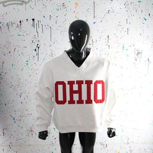 Sweat-shirts OHIO à col montant 450 GSM, broderie personnalisée avec nom, coupe ample et carrée, 100% coton molletonné French Terry - Product Image 2