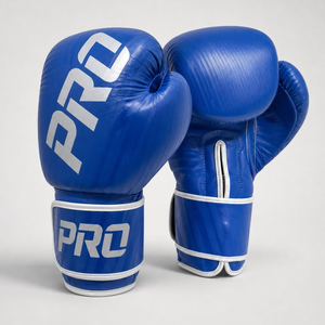 Gants de boxe professionnels en cuir, vente en gros, entraînement, sparring, Muay Thai, Kickboxing, sangle de poignet réglable, légers, OEM - Product Image 3