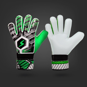 Football Goalkeeper <b>Gloves</b> Full Finger Non-Slip Breathable PU Material Finger & Thumb Protection Pull-On Closure Unisex Sports - Product Image 3