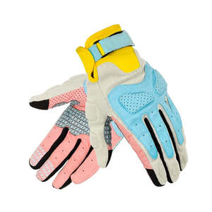 Gants de moto pour femmes, mitaines respirantes pour écran tactile, antidérapantes, équipement de conduite durable pour le cyclisme en plein air - Product Image 1