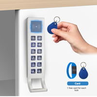 Serrure de tiroir numérique électronique intelligente en alliage de zinc pour meubles, spa, armoire, casier de sauna et de salle de sport, avec mot de passe