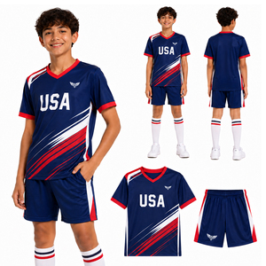 ชุดเสื้อฟุตบอลเยาวชนแคนาดาคัพ 2026 ชุดฟุตบอลเด็กชาย แห้งเร็ว ชุดกีฬาเด็ก - Product Image 6