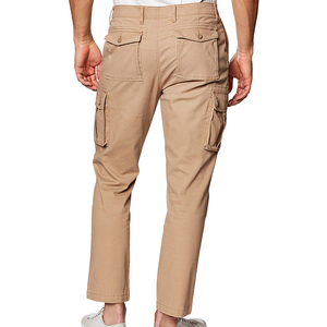 Pantalones Cargo para Hombre con Logotipo Personalizado, Estilo Casual, Corte Ajustado, Lavado Medio, con Múltiples Bolsillos, Gran Venta - Product Image 5
