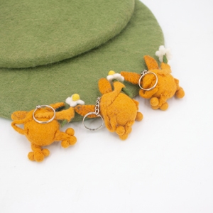 Lot de porte-clés monstres en feutre faits main, mignons, breloques de sac, tirettes de fermeture éclair, coffret cadeau - Product Image 2