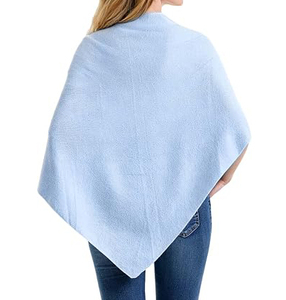 Fashion Geometric Knitted Shawl Wrap Thick Soft Winter Warm <b>Scarf</b> Blanket Cape Factory Direct - Product Image 3