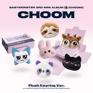 BABYMONSTER 3er Mini Álbum [CHOOM] (Versión Llavero de Peluche) Álbum Oficial de Kpop Coreano en CD - Product Image 2