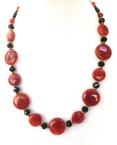 Collar de Resina de Lujo con Colgante de Diseño de Paz Hecho a Mano para Mujer, Marca APEX ALIGN, Estilo Lindo, Etiqueta Privada, Venta al Por Mayor - Product Image 2
