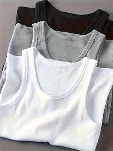 Débardeur tendance, chemise sans manches moderne, tenue décontractée élégante, parfaite pour tous les jours - Product Image 3
