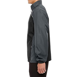 Custom Zip up Embroidered Logo Retro Nylon <b>Track</b> <b>Jacket</b> With Piping Blank Softshell Outdoor <b>Jacket</b> Windbreaker Mens - Product Image 4