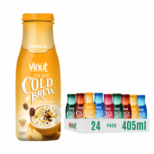 VINUT Café infusé à froid 405ml-grains d'arabica et de robusta, prix d'usine, sans OGM, sans produits laitiers, sans gluten, marque privée, gratuit Sam - Product Image 1