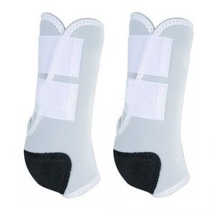 Equestrian Supplies Luxury Premium Quality Horse Leg Protector <b>Boots</b> Bonded Leather Cotton Tendon Ankle Protection Racing - Product Image 2