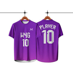 Camisetas de Fútbol Personalizadas para Hombre, Impresión por Transferencia de Calor, Secado Rápido, Transpirables, Manga Corta, Camisetas Deportivas de Alta Calidad - Product Image 3