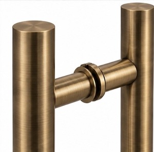 Poignées de tirage en forme de H de qualité professionnelle, finition lisse au toucher, design ambidextre, garantie de 3 ans, serrure de porte - Product Image 4