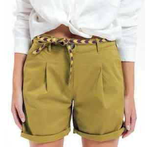 Shorts de Verano para Mujer, Cintura Alta, Personalizados, de Algodón Transpirable, Talla Regular, con Cierre de Cordón, para Uso Casual al Aire Libre - Product Image 3