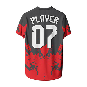 Maillot de football personnalisé sublimé pour homme, manches courtes, maille respirante, coupe athlétique, toutes saisons, vêtements pour équipes de football - Product Image 2