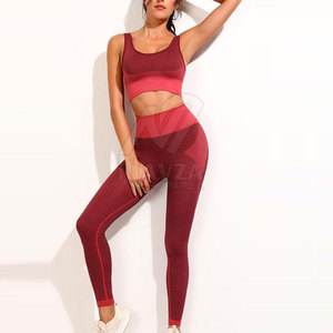 Conjunto de Yoga para Mujer con Diseño Nuevo y Logotipo Personalizado, Conjunto de Yoga de Secado Rápido y Transpirable para Mujer - Product Image 5