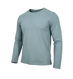 Camiseta de Pesca de Manga Larga para Hombre, UPF 50, 100% Poliéster, Secado Rápido, Transpirable, Cuello Redondo, Corte Regular, Ropa de Pesca - Product Image 2