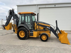 Maquinaria original para movimiento de tierras John Deere 310L Retroexcavadora de ruedas en venta - Product Image 2