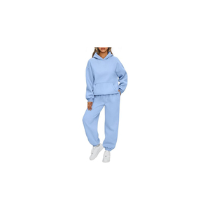 Conjunto Deportivo Informal de Primavera para Niños, con Cuello Alto y Cordón Ajustable, en Poliéster/Algodón - Product Image 2