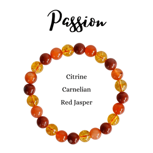 Premium Unique Enhances PASSION <b>Crystal</b> Gemstone <b>Beaded</b> Meditation Bracelet/ Intention Bracelet From Anshul Impex - Product Image 1