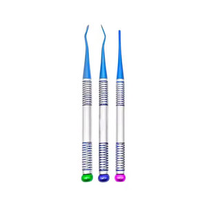 Ensemble d'élévateurs PDL en titane pour implants dentaires, 8 pièces, en acier inoxydable, periotomes de luxation pour chirurgie buccale et extraction dentaire - Product Image 3