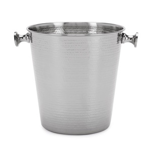 Shiny Silver Polished Stainless Steel Ice <b>Bucket</b>, Durable Wine, Beer & Champagne Cooler for Camping, Parties, Bars & Events - Product Image 5