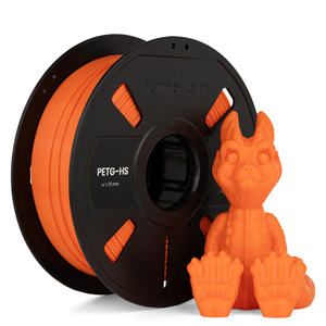 PETG-HS 1.75 มม. 1 กก. เส้นพลาสติกสำหรับพิมพ์ 3 มิติ สีส้มสดใส ±0.03 มม. แข็งแรง ทนทาน ผิวเรียบเนียน ตัดได้ดี - Product Image 2