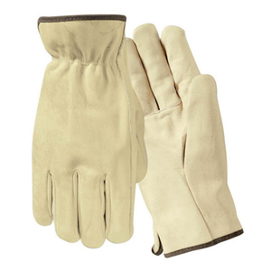 Spiritchill Goods Leather Work <b>Gloves</b> Smooth Finish Abrasion Resistant Anti Slip Straight Cuff General Purpose Safety <b>Gloves</b> - Product Image 1