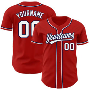 Maillot de baseball personnalisé imprimé par sublimation numérique 100% polyester, maillot de softball vintage de haute qualité à col rond - Product Image 5