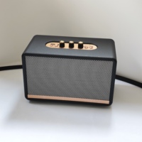Lecteur audio sans fil M18 Vintage Rock avec subwoofer à basses profondes, son acoustique clair, pour décoration de salon, café, cadeau, vente en gros, boîtier