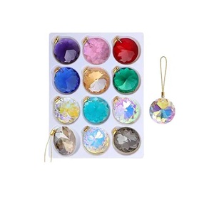 Boules de Noël en verre rouge au design classique, décorations pour arbre de Noël, ornements suspendus incassables pour les fêtes - Product Image 4