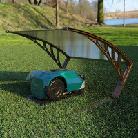 Abri de toit universel résistant aux intempéries pour tondeuse robotisée Automower, conception à fixation rapide, compatible avec la plupart des robots tondeuses intelligents