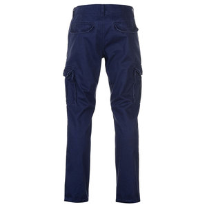 Pantalon cargo jogger pour homme avec logo personnalisé, taille mi-haute, en toile épaisse, écologique, coupe droite - Product Image 2