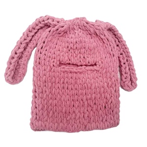 หน้ากากไหมพรมถักลายหูกระต่ายแบบทำมือ กันลม หนา อุ่น สำหรับเล่นสกี ปิดหน้า ป้องกันความหนาว แบบสั่งทำพิเศษ - Product Image 2