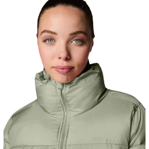 Veste matelassée épaisse pour femme, 380 GSM, en polyester, thermique, résistante au vent, chaude, pour l'hiver, vêtements de travail d'extérieur, personnalisable OEM - Product Image 6